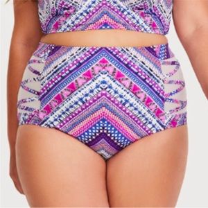 Torrid High Waist Swim Bottoms